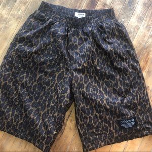 Adidas leopard print shorts